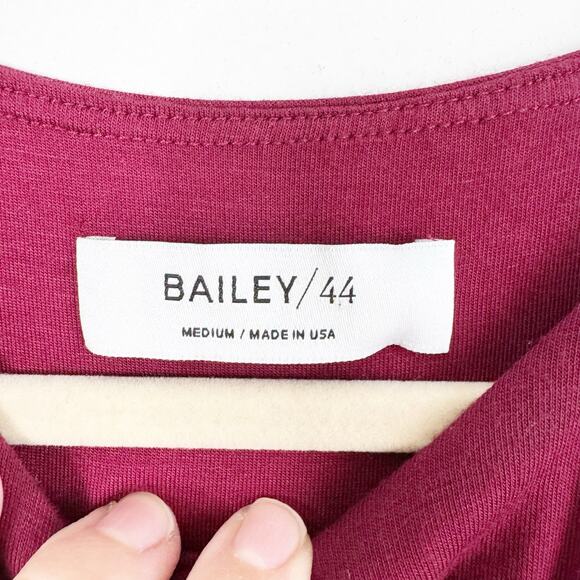 Anthropologie Bailey 44 Knotted Cutout Fitted Bodycon Strerchy Dress Size Medium - Picture 7 of 16